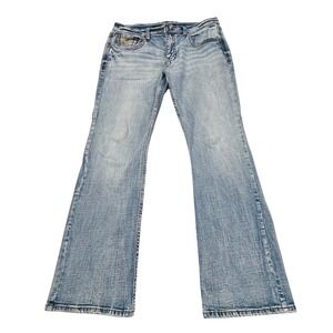 Cody James Bootcut Jeans Mens 35x32 Light Wash Denim Western Rodeo Cowboy Ranch